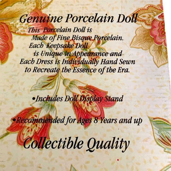 Collectible 2 vintage porcelain dolls 16” high twin blond girl & boy blue eyes - Picture 8 of 9